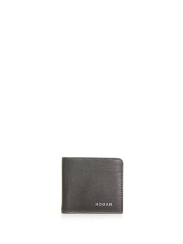 Hogan Leather Wallet With Logo - Hogan - Modalova