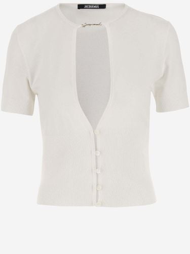 Le Haut Pralu Cut-out Short Sleeves Cardigan - Jacquemus - Modalova