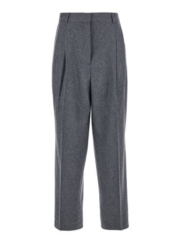 Pants With Belt Loops And Pences In Wool Blend Woman - Totême - Modalova