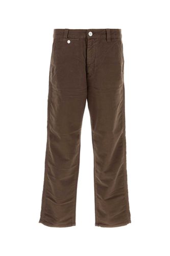 Brown Cotton Loose Pant - Stone Island - Modalova