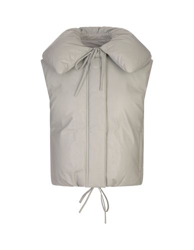 Sage Leather Padded Gilet - Jil Sander - Modalova