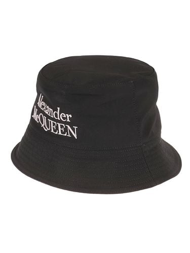 Logo Embroidered Bucket Hat - Alexander McQueen - Modalova