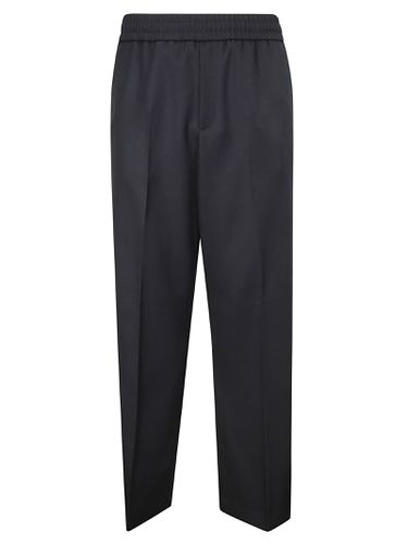 Lennon Navy Virgin Wool Blend Trousers - Golden Goose - Modalova