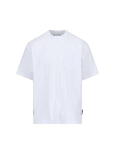 Sacai Zip Detail T-shirt - Sacai - Modalova