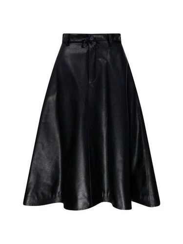 Balenciaga Flared Leather Skirt - Balenciaga - Modalova