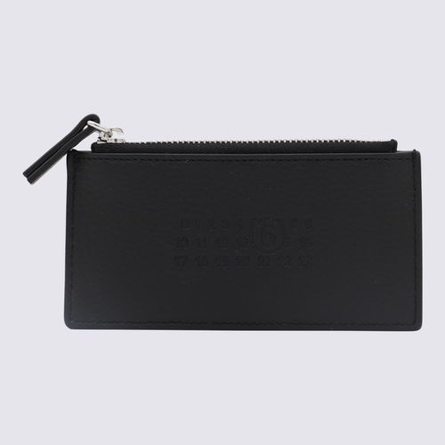 Leather Ziper Card Holder - MM6 Maison Margiela - Modalova