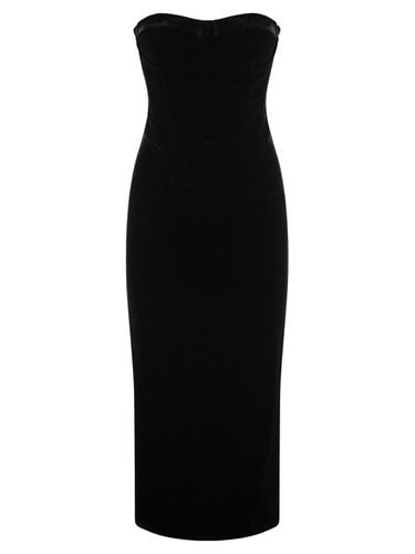 SportMax Strapless Velvet Dress - SportMax - Modalova