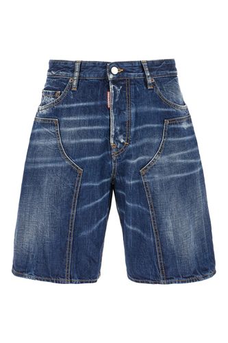 Denim Carpenter Bermuda Shorts - Dsquared2 - Modalova