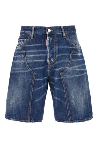 Denim Carpenter Bermuda Shorts - Dsquared2 - Modalova