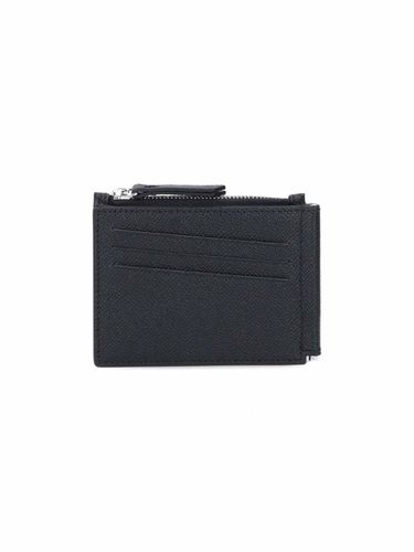 Four Striches Black Leather Wallet - Maison Margiela - Modalova