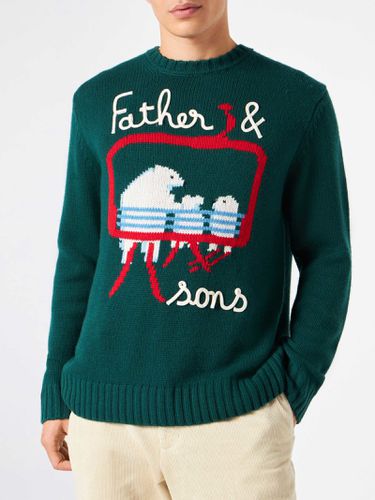 Man Sweater With Bears Embroidery - MC2 Saint Barth - Modalova