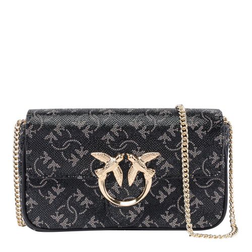 Monogram Love One Pocket Crossbody Bag - Pinko - Modalova