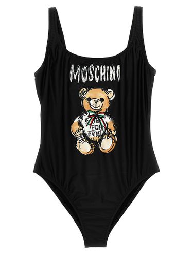 Teddy Bear One-piece Swimsuit - Moschino - Modalova