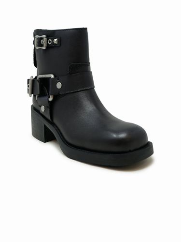 Ash Black Leather Boots - Ash - Modalova