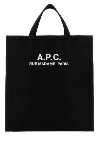 A. P.C. Black Canvas Cabas Shopping Bag - A.P.C. - Modalova