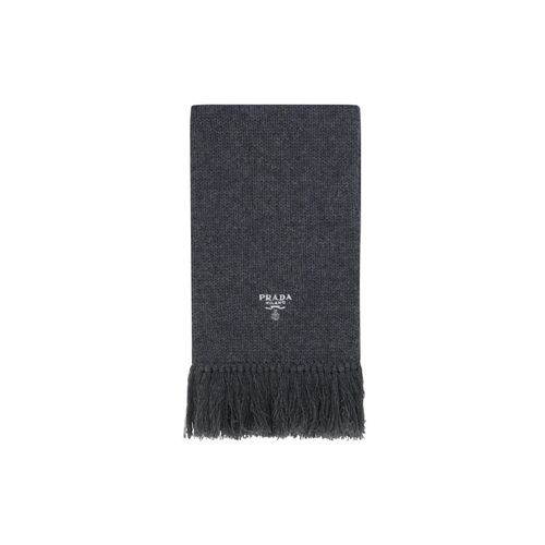 Prada Cashmere Logo Scarf - Prada - Modalova