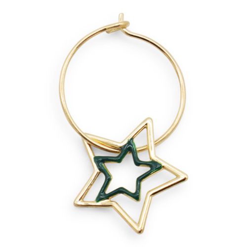 Bottle Gold Metal Estrella Earring - Aliita - Modalova