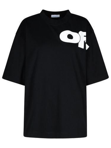 Off-White Black Cotton T-shirt - Off-White - Modalova