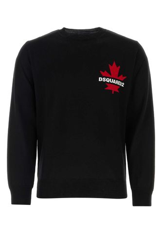 Dsquared2 Black Wool Sweater - Dsquared2 - Modalova