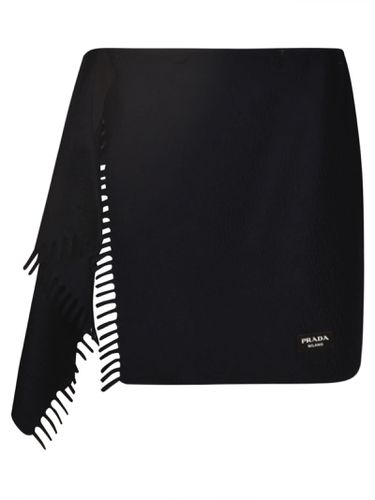Prada Logo Fringed Skirt - Prada - Modalova