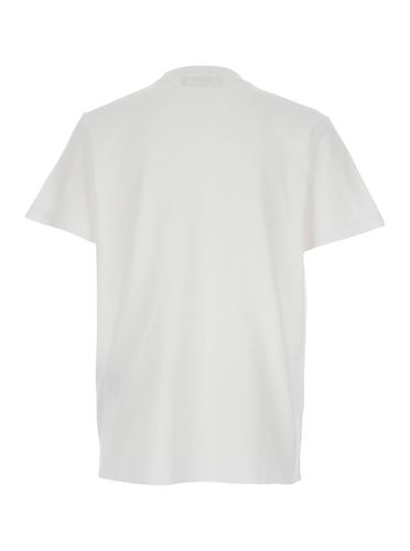 T-shirt With Lettering Logo Printed On The Chest In Cotton Man - Dsquared2 - Modalova