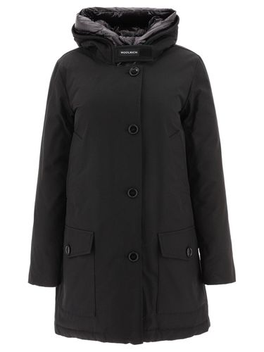 Button-down Hooded Padded Coat - Woolrich - Modalova