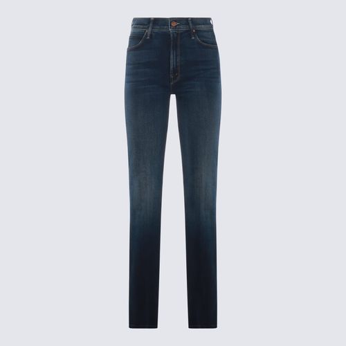 Mother Blue Denim Cotton Jeans - Mother - Modalova