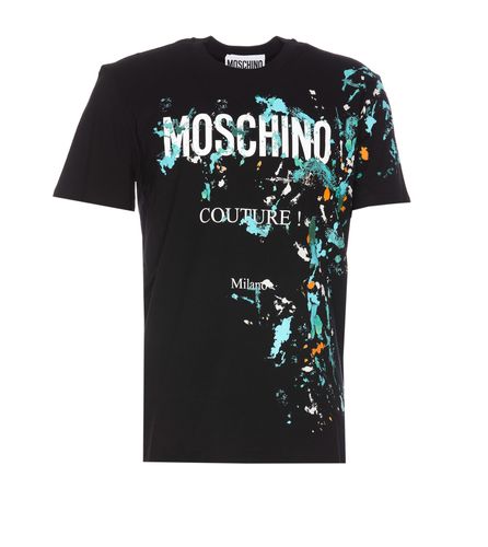 Moschino Painted Effect T-shirt - Moschino - Modalova