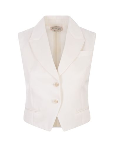 Viscose Twill Gilet - Alexander McQueen - Modalova