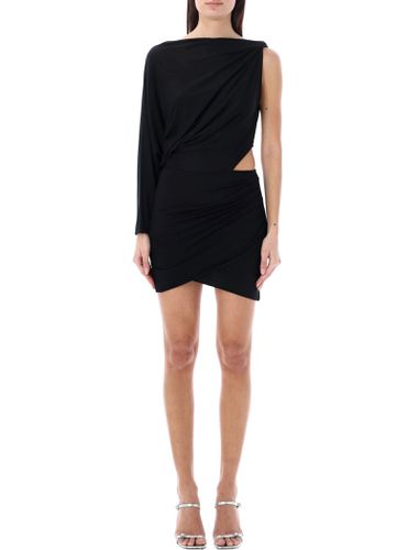 The Anais Asymmetric Draped Mini Dress - Rev - Modalova