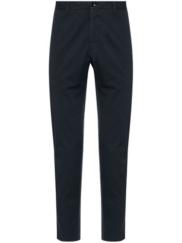 Navy Stretch-cotton Chinos - Incotex - Modalova