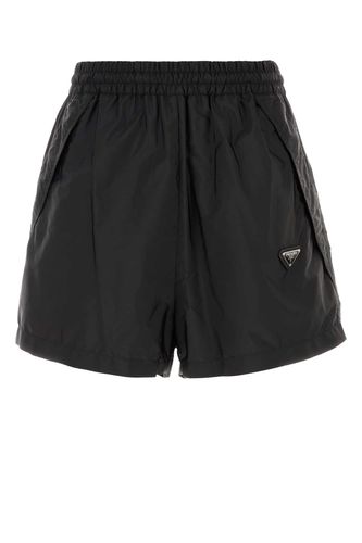 Prada Black Re-nylon Shorts - Prada - Modalova