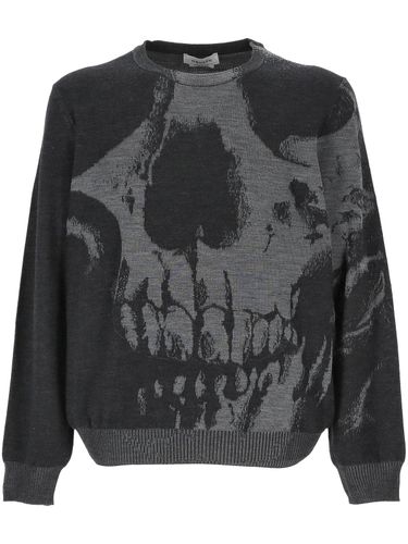 Skull Crewneck Jumper - Alexander McQueen - Modalova