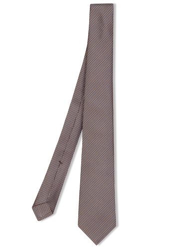 Kiton Micro Pattern Beige Tie - Kiton - Modalova