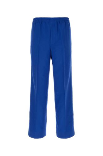 Electric Blue Wool Blend Pants - Gucci - Modalova