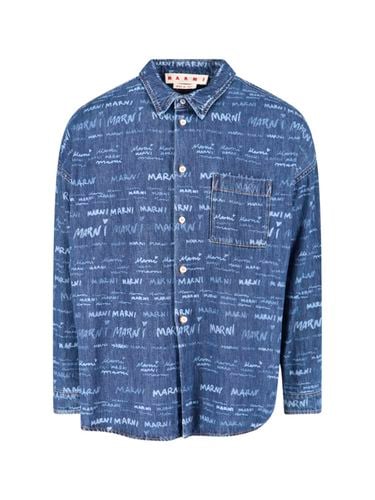 Marni All-over Logo Shirt - Marni - Modalova