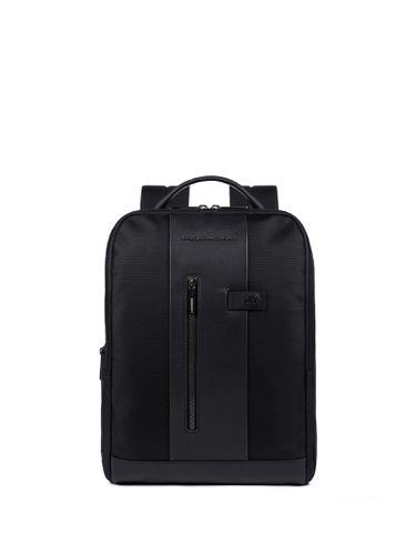 Laptop Backpack In Recycled Fabric - Piquadro - Modalova