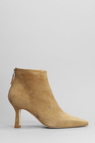 High Heels Ankle Boots In Leather Color Suede - The Seller - Modalova