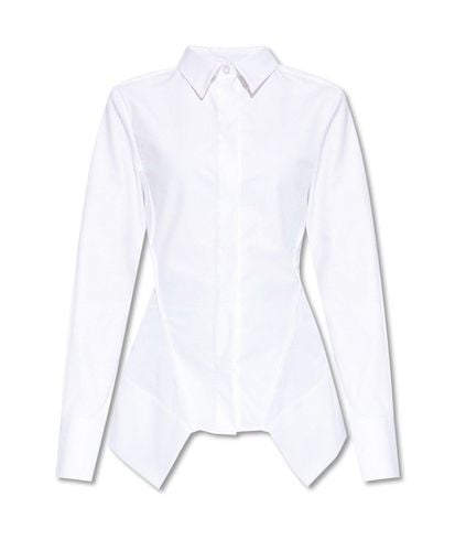 Cut-out Detail Fitted Shirt - Givenchy - Modalova