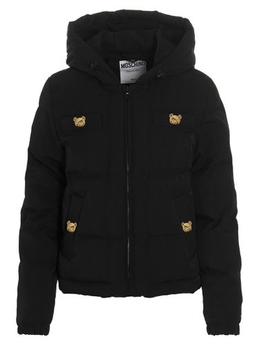 Moschino Logo Button Down Jacket - Moschino - Modalova