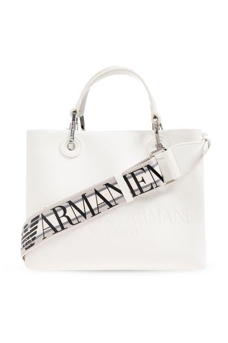 Shopper Bag With Logo - Emporio Armani - Modalova