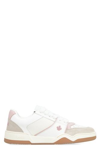 Spiker Leather Low-top Sneakers - Dsquared2 - Modalova