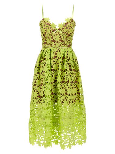 Mint Azaelea Lace Midi Dress Dress - self-portrait - Modalova