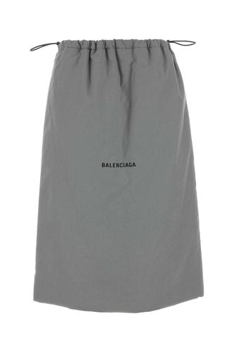 Grey Cotton Shoe Bag Skirt - Balenciaga - Modalova