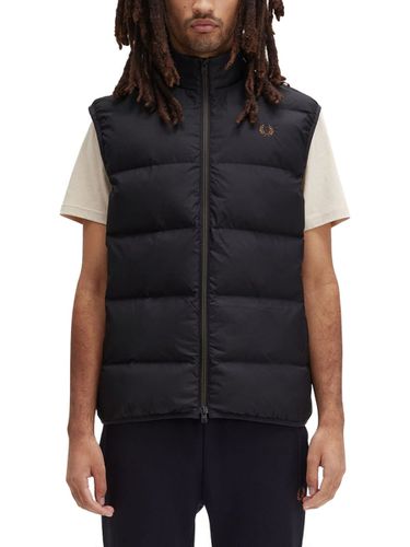 Fred Perry Down Vest With Logo - Fred Perry - Modalova