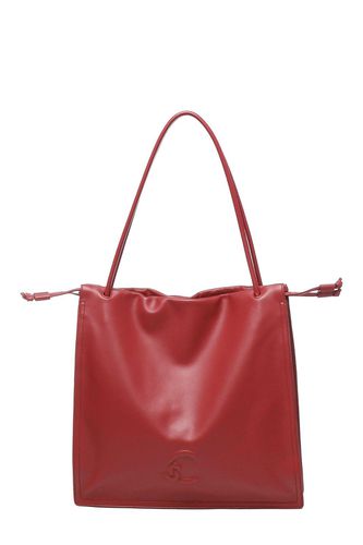 Logo Embossed Drawstring Tote Bag - Coccinelle - Modalova