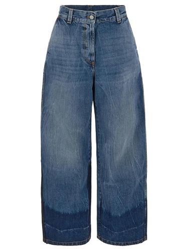 Palm Angels Raw Patch Baggy Jeans - Palm Angels - Modalova