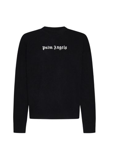 Palm Angels Classic Logo Sweater - Palm Angels - Modalova