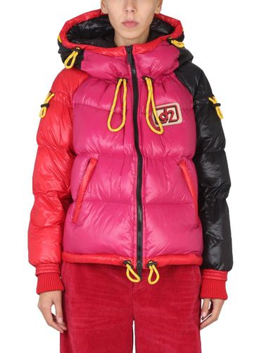 Colour-block Puffer Jacket Jacket - Dsquared2 - Modalova