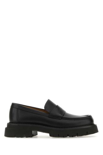 Black Leather Fergal Loafers - Ferragamo - Modalova